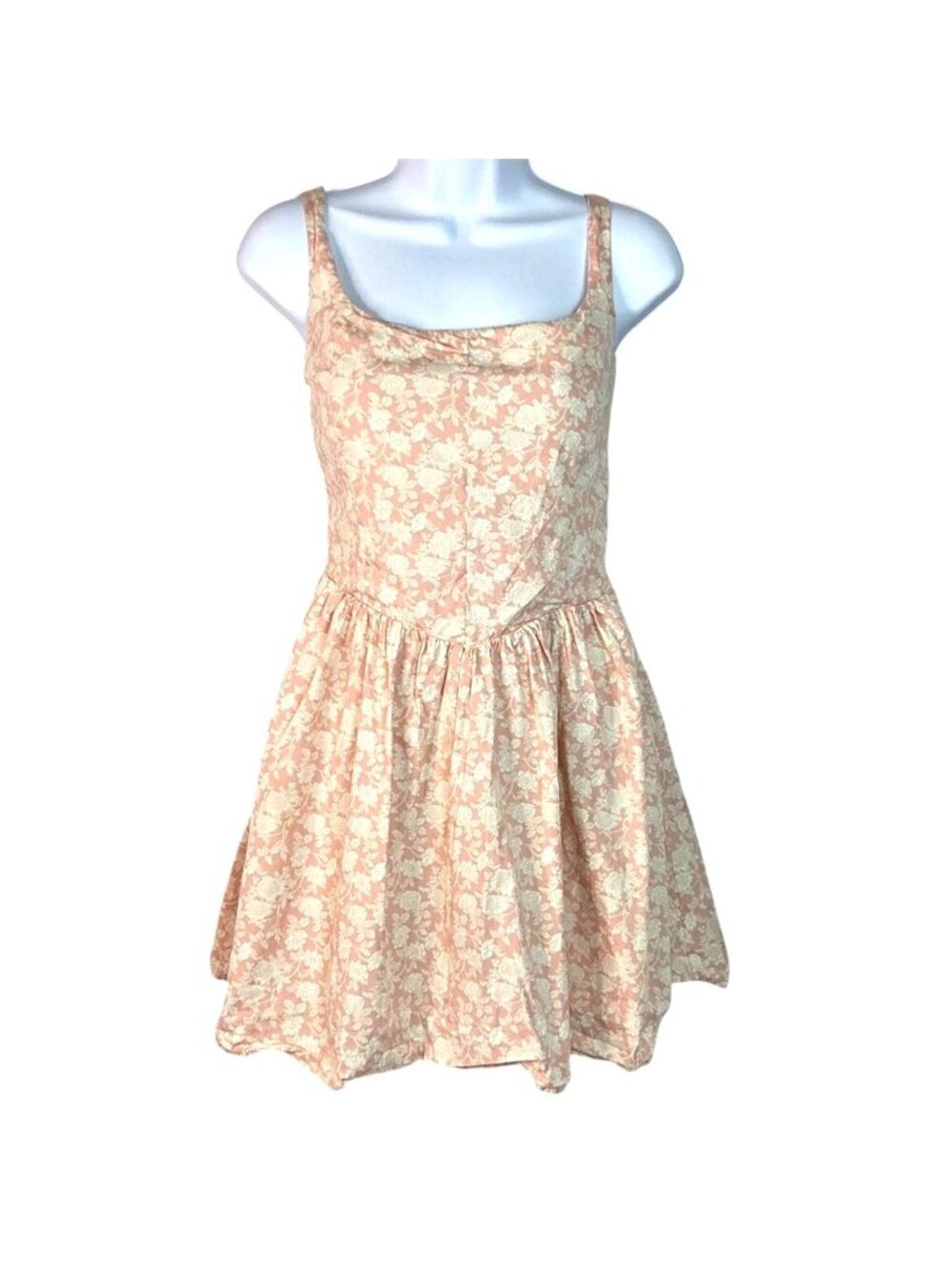 Audrey Parks Francescas Floral Dress L Cotton Summer Sundress